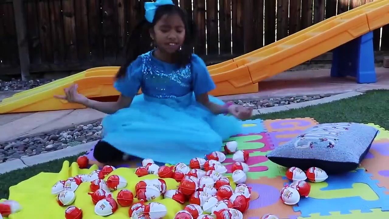 Wendy & Liam Pretend Play Learn To Share W/ Kinder Surprise Egg Toys