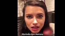 Adriana Lima'dan Türk askerine mesaj