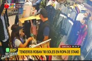 Barranca: pareja de tenderos roban 700 soles en mercadería de ropa