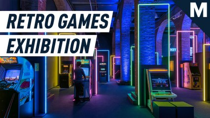 This neon exhibition explores the vibrant evolution of video games from the 1960s to today