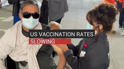 US Vaccination Rates Slowing