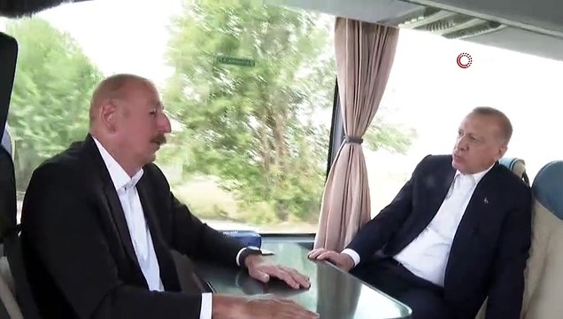 - Cumhurbaşkanı Erdoğan, Fuzuli’de Aliyev tarafından karşılandı- Erdoğan ve Aliyev, Şuşa’ya yola çıktı