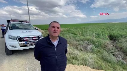 YOL VE TARIM ARAZİSİ ÜZERİNDE 1 KİLOMETRE UZUNLUĞUNDA YARIK OLUŞTU