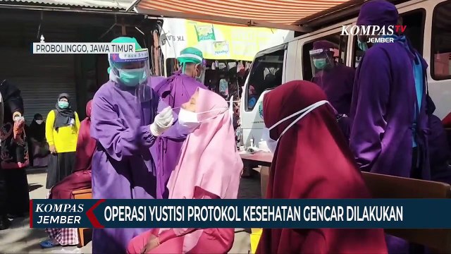 Kasus Covid-19 Meningkat, Operasi Yustisi Protokol Kesehatan di Jatim Gencar Dilakukan