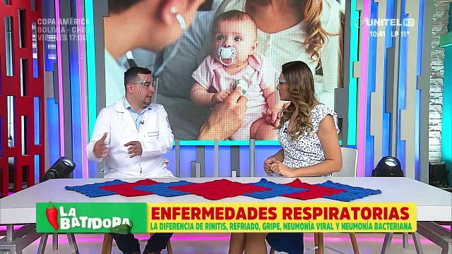 El pediatra Carlos Paz nos explica sobre la diferencia de a rinitis, refriado, gripe y neumonía viral