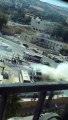 حريق حافلة كبيرة في جرش .. فيديو
