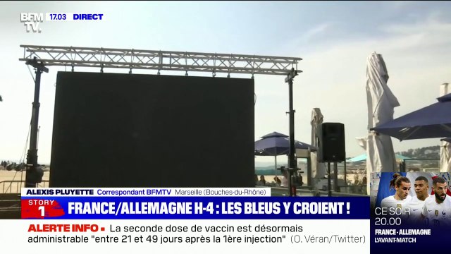 À Marseille, l'écran géant de ce restaurant fera vivre le choc France/Allemagne jusqu'à 23h