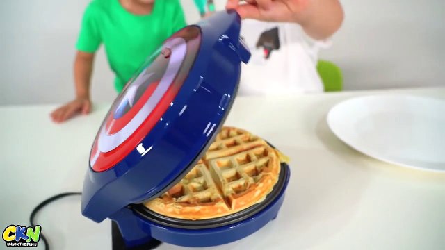Avengers Waffle Challenge Captain America Shield Ckn Toys
