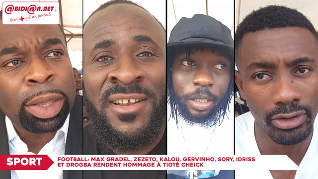 Football: un match de gala en hommage à feu Tioté Cheick en présence de Sory Diabaté, Idriss Diallo et Didier Drogba