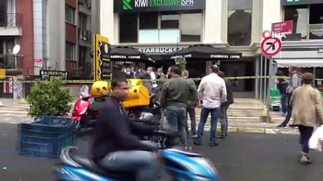 Bakırköy'de bir kafede şüpheli şahıs ile polis arasında arbede yaşandı