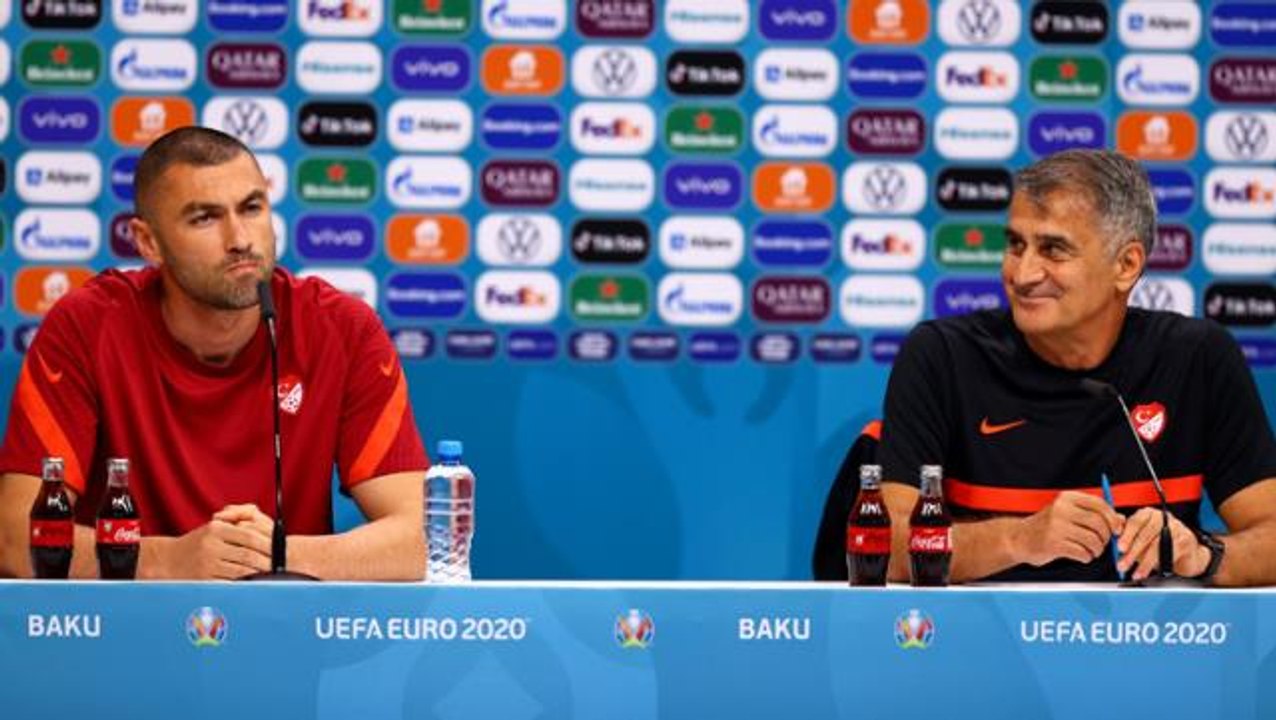 Şenol Güneş ve Burak Yılmaz, Galler maçı öncesi Türkiye'ye umut dağıttı