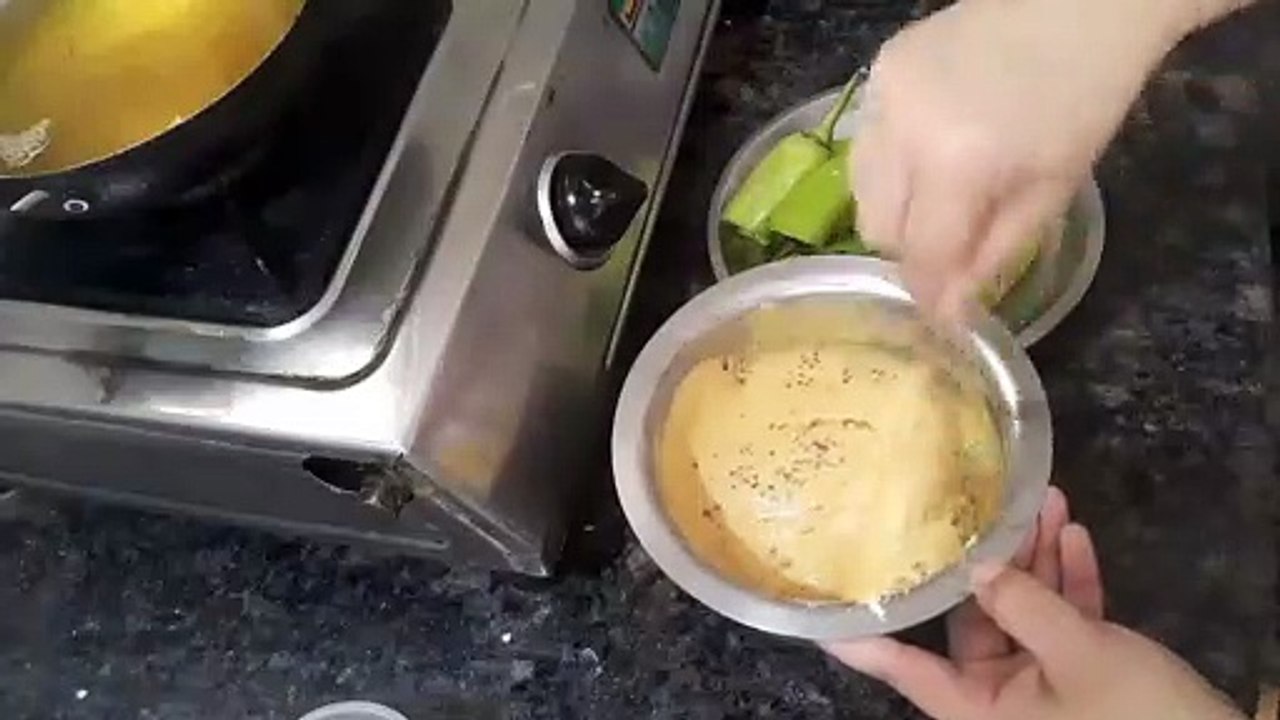 Mirchi Bajji recipe/ Perfect snacks for winter/ Chilli Bajji/Hot chilli bajji recipe