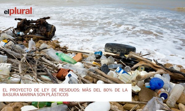 El proyecto de Ley de Residuos: más del 80% de la basura marina son plásticos
