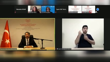 Uluslararası Katılımlı Acil Durum ve Tahliye Planları ile Sistemlerinin Erişilebilirliği Çevrimiçi Çalıştayı online olarak düzenlendi