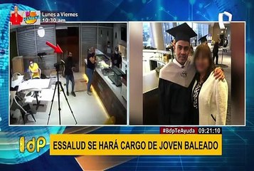 Fisicoculturista baleado por resistirse a robo: EsSalud se hará cargo de atención