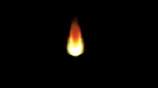 lamp flame black screen effect