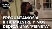 Rita Maestre insulta a Estado de Alarma y nos dedica una peina por realizarle una simple pregunta