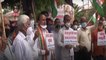 Congress stages protest against land dispute in Ayodhya
