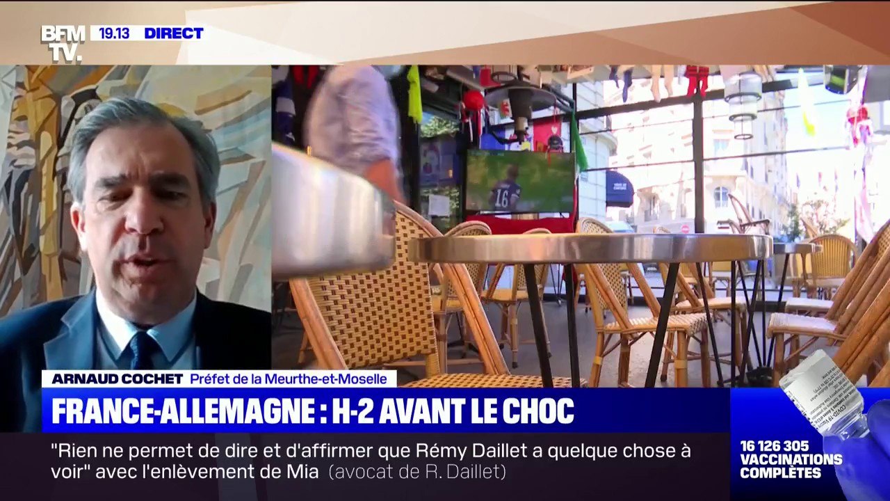 Couvre-feu: selon le préfet de Meurthe-et-Moselle, "il y aura une tolérance assez grande sur l'horaire qui sera retenu à l'issue du match" France/Allemagne