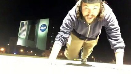 #22PushUps Challenge Day 19 @MarioXavier at NASA VAB