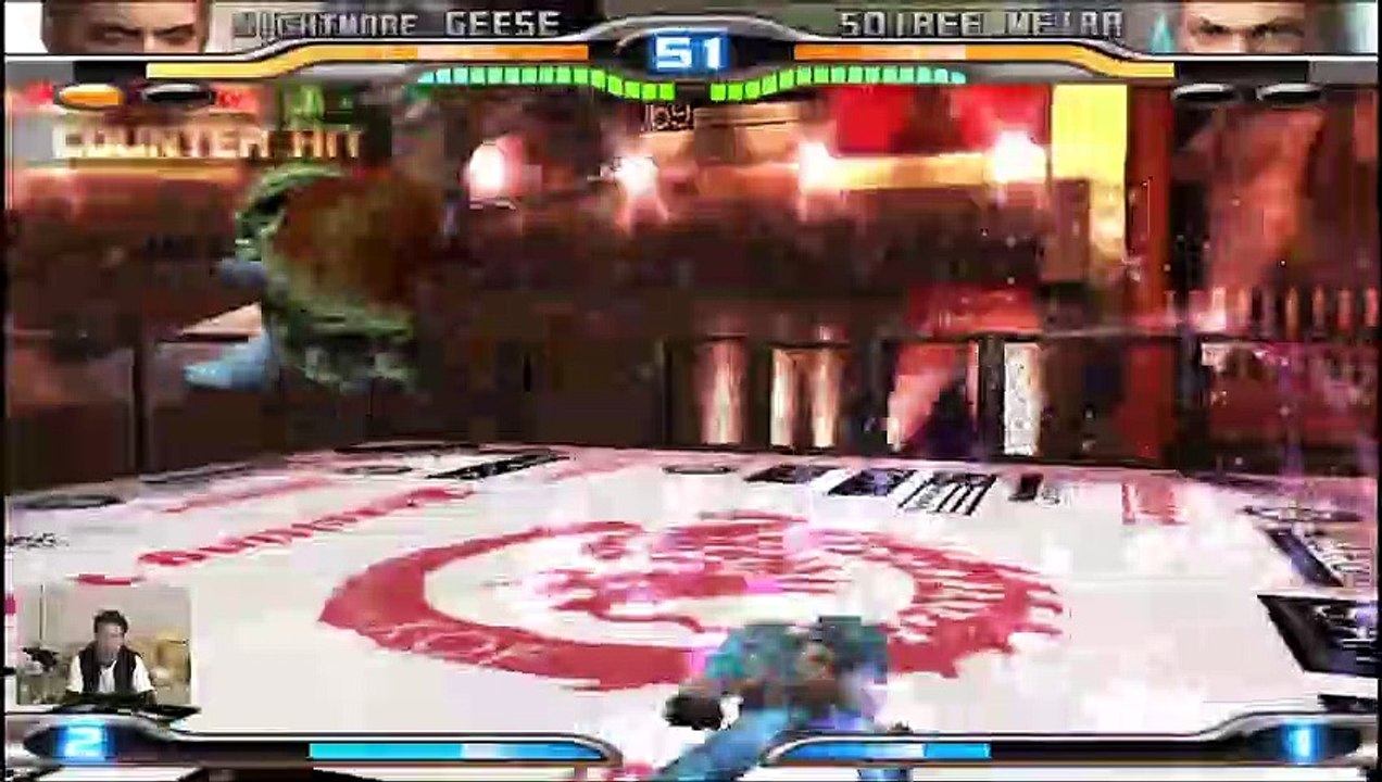 (PS2) KOF Maximum Impact 2 - 23 - Nightmare Geese - Lv Maniac - Geese your ALIVE!...*** Craps pants!