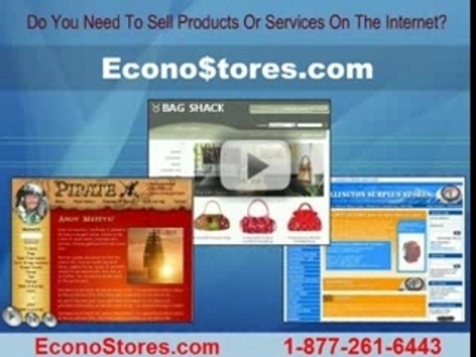 Sell Products Online! E-commerce Hosting Solution $4.95/mo.