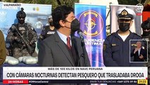 4 peruanos detenidos por tráfico de 120 kilos de drogas vía marítima - TVN