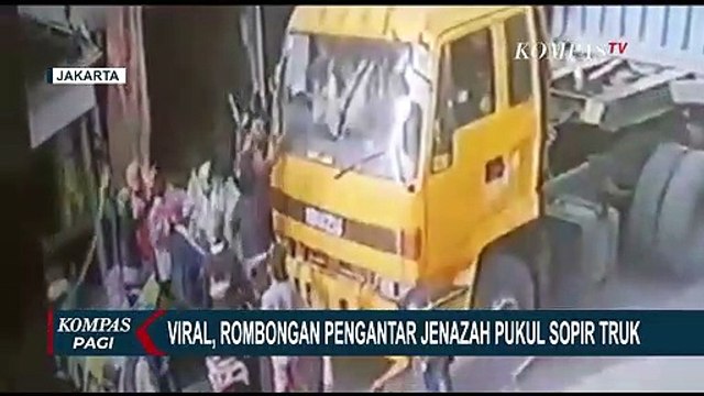 Dianggap Halangi Jalan, Rombongan Pengantar Jenazah Ngamuk dan Pukul Sopir Truk