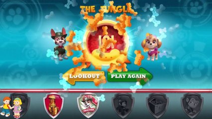PAW Patrol Rescue Run - The Jungle New Location with a Puppy with Tracker and Skye - Games For Kids