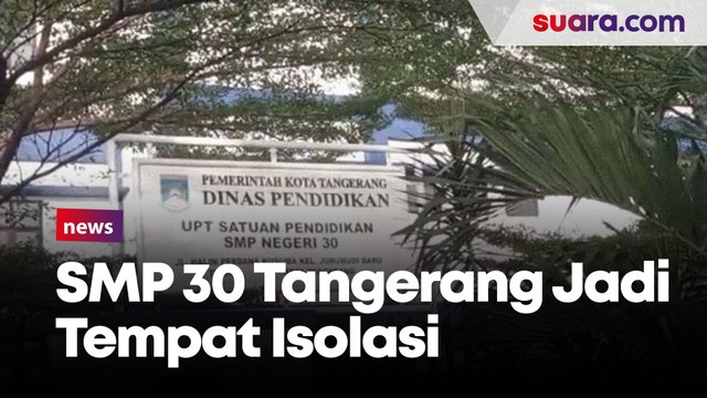 Ruang Kelas SMP 30 Kota Tangerang Jadi Tempat Isolasi Pasien Covid-19