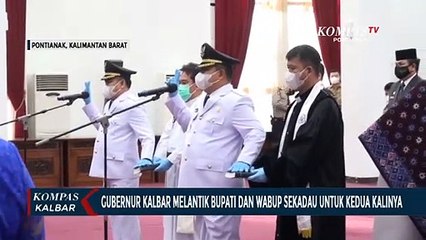 Gubernur Kalbar Lantik Bupati dan Wabup Sekadau untuk Kedua Kalinya