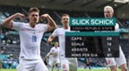 Czech Republic v England - Schick on a hot scoring streak