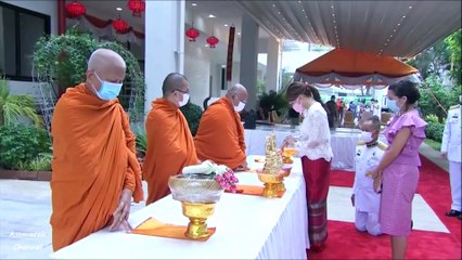 ทูลกระหม่อมหญิงอุบลรัตนราชกัญญาฯ ทรงบำเพ็ญพระกุศลเนื่องในวันคล้ายวันประสูติ วันที่ 5 เมษายน 2564