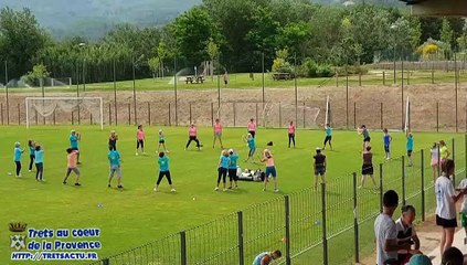Démo de gym par Détente et bien etre à la journée ALPHA DU 19JUIN2021 TRETS