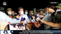 Colombia - Declaraciones del ministro Molano sobre los atentados en Cúcuta