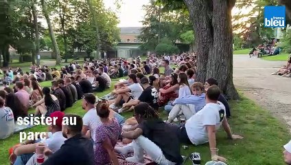 Les jeunes "heureux de se retrouver" à la fan-zone de Périgueux pour le match de la France