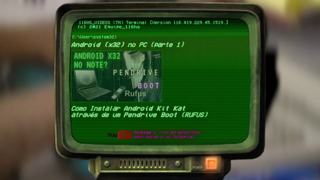 Android (x32) no PC | Como Instalar Android Kit Kat através de um Pendrive Boot (RUFUS) - Parte 1
