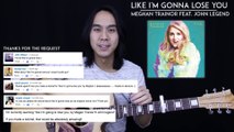 Like I'm Gonna Lose You Guitar Tutorial - Meghan Trainor Guitar Lesson Fingerpicking   Easy Chords