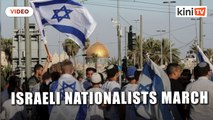 Israeli nationalists march in East Jerusalem, raising tensions with Palestinians