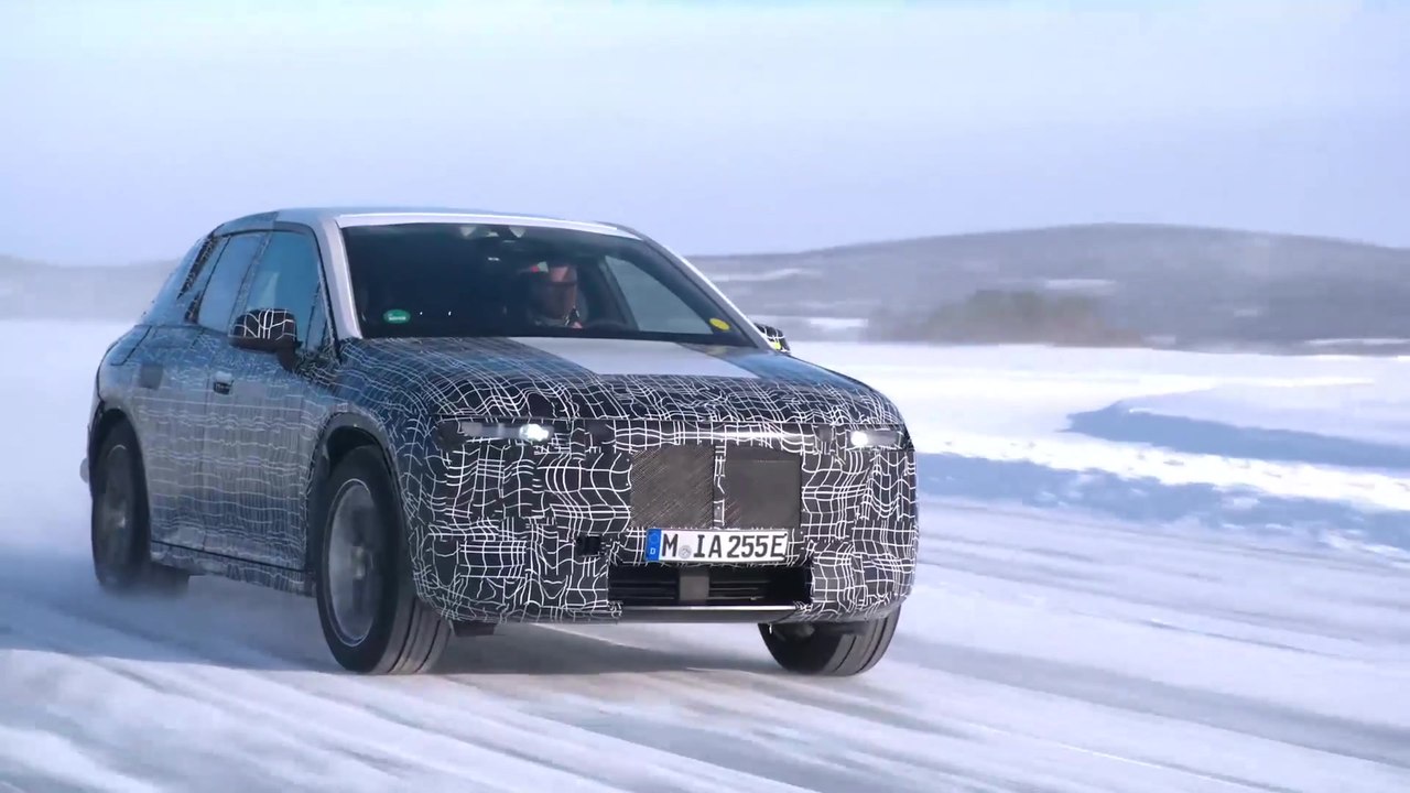 BMW iX - Development - Winter test Sweden