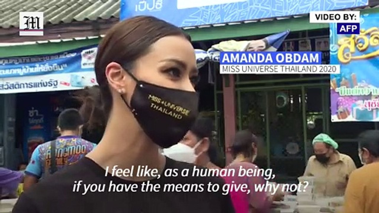 Thai beauty queen serves Michelin-starred meals in Covid-hit Bangkok slum