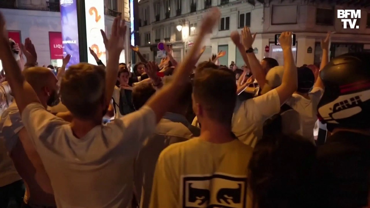 Partout en France, les images de liesse dans les rues après la victoire des Bleus contre l'Allemagne
