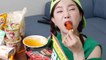 [Mukbang ASMR] 편의점 FLEX 2탄✨ 불닭볶음면 떡볶이 오감자치즈 디저트 먹방 KOREAN Convenience Store Food Eatingshow Ssoyoung