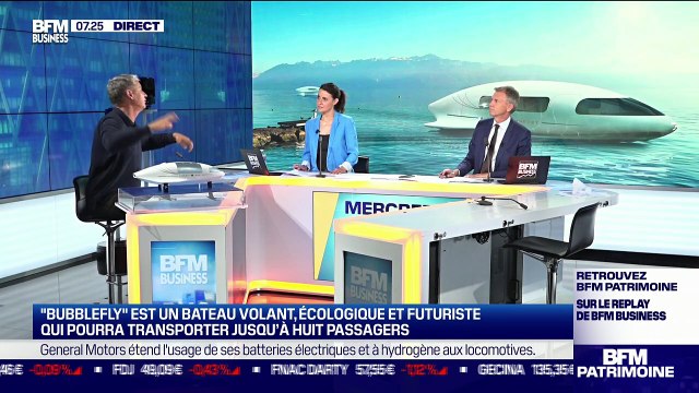 Alain Thébault (SeaBubbles) : Après les Taxis volants , SeaBubbles lance son nouveau projet de bateau volant - 16/06