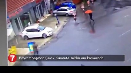 Hainler polise böyle saldırdı