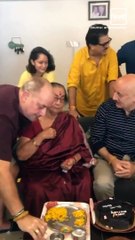 This Is How Actor Anupam Kher Celebrated His Mom Dulari's Birthday