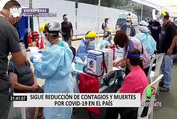 Continúa reducción de contagios y muertes en todo el país