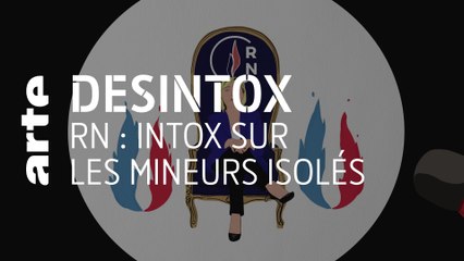 RN : intox sur les mineurs isolés | 15/06/2021 | Désintox | ARTE