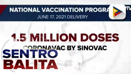 Panibagong batch ng Sinovac vaccines, darating bukas; alokasyon ng COVID-19 vaccine sa Mindanao, daragdagan ayon kay Vaccine Czar Galvez