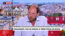 Olivier Guez sur la question du genou à terre des joueurs français avant les matchs : «On importe tout et n’importe quoi des Etats-Unis»